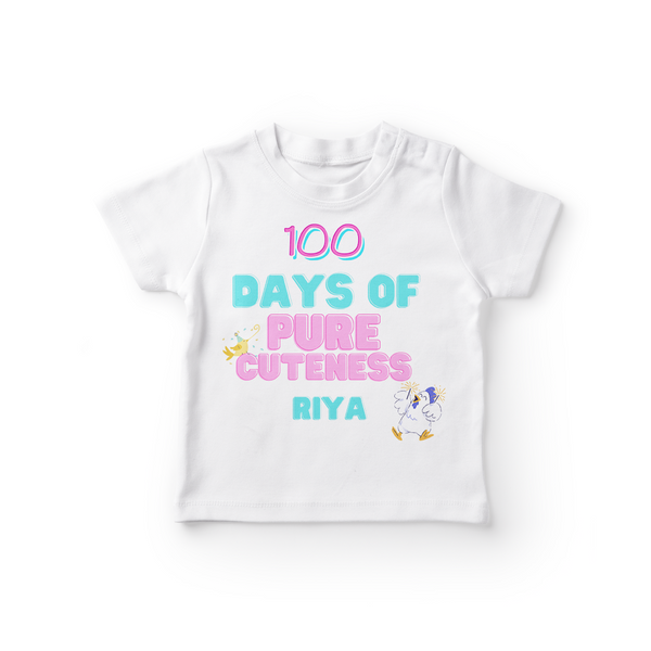 100 Days Old Onesie - Celebrate Your Little One's Special Milestone - Personalised Baby Romper With Name